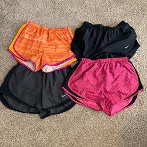 4 Woman’s Nike Shorts Size Medium